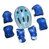 Equipamento de proteção para skate adulto Kit de proteção Capacete para skate Joelho Cotovelo Palm Pad Conjunto Confortável Protetor de segurança para patinação no gelo Inline 230706