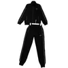 Designer pullover Tracksuits logo print women Casual Street Leisure Fashion Streetwear zipper Sweatshirts long sleeves coat and pants hoodie set banded