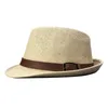Cappelli a tesa larga Cappello Panama da uomo Cannucce Fedora Paglia Jazz Cappelli da sole per l'estate PROTEGGI IL SOLE Blocco UV Eleganti Accessori da spiaggia Unisex