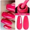 Nail Polish LILYCUTE Fluorescent Red Color Gel Nail Polish Spring Summer Semi Permanent Gel Varnish Nail Art Designs Matte Top Coat 230706