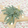 Decorative Flowers 1-3pc Willow Leaf Silk Artificial Green Plant Eucalyptus Home Decoration Fake Garden Theme Supplies