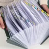 Materiały eksploatacyjne Pionowy pakiet narządów Egzamin Przechowywanie i sortowanie papieru Wielowarstwowe teczki na dokumenty Studenci z torbą rozszerzającą klasyfikację 230706