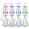 19 '' Glass Bong Dab Rig Smoke Water Pipe Hookah Oil Rigs 3 freezble coil chamber Smoking Pipes Tobacco Factory Mixed Color