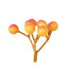 Simulated Berry Small Fruit Bundle Branch Fulu Fruit Small Mountain Fruit Decoration Flower Art Flower Arrangement wreath Accessories Christmas Small Berry