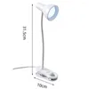 Table Lamps Clip LED Lamp High Brightness Energy-saving Flexible Hose Design Desk Eye-caring Desktop Light