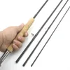 Boat Fishing Rods 2.1M 2.4M 2.7M UltraLight 4 Sections Fly Fishing Rods LW 5/6 Fast Action Freshwater Fly Rods for Trout Salmon Fishing Goods 230706