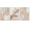 Cross-Stitch Full Square/round Drill Triptych Rose Gold Abstract Diamond Painting Water Flow Shape Modern Home Decor Embroidery Cross