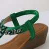 Lady Diamond Feminino Sapatos Femininos Elegantes Retro Sandals Bohemian Style Casual Roman High Woman Sandalias 957 301 5 14304 76799