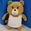 Animaux en peluche en peluche 45cm 9 Styles Film Ted Teddy Bear Jouets en peluche en costume Garçon Ted Doux Animaux en peluche Poupées Cadeau Présent Bonne Qulity Mariée En Robe L230707