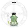 8,5 Inches Vattenpipa inre skulptur hantverk Dab rigg Rök vattenpipa glas Rör coola bongs Oljeriggar återvinnare rökbong 14,4 mm Jonit storlek