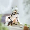 Figuras de brinquedo de ação 10cm anime figura linda menina com orelhas de gato sentado modelo rhode ilha ao redor figura de ação coleção de brinquedos