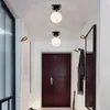 Ceiling Lights White Glass Ball Aisle Light Installed In Modern Nordic Kitchen Dinning Room Corridors Balconies Bedrooms LED