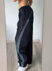 Spodnie damskie Capris Y2K kobiety Streetwear Chic Cargo koreański Harajuku Casual spadochron dla mężczyzn spodnie dresowe szerokie nogawki spodnie do biegania ubrania 230707