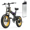 48V 17.5AH EBIKE LITIUM Batteripaket 52V 15AH för CMACEWHEEL RX20 750W MATE X LANKELEISI X3000 PLUS FILLA ELEKTRISK FAT BIKE