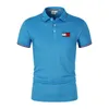 Polos masculinos Summer T-Shirt Camisa casual com lapela Roupas de trabalho masculinas e femininas Esportes Jaqueta de beisebol de secagem rápida Polo de golfe de alta qualidade 230706