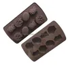 Pişirme Kalıp Paskalya Araçları Çikolata Kalıp Tavşan Yumurta Şekiller Fondan Kalıplar Jöle ve Şeker 3D DIY T3I51644 DRAP TESLİM EV BAHÇE DHOKN