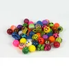 Ballong 100 st/lot Gummi 25 mm Mini studsande bollar Roliga leksaker High Bounce Leksaksbollar Barn Present Party Favorit Dekoration Sportspel DDJ 230706