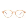 Lunettes de soleil Cadres Anti Lumière Bleue UV Protectio Corée Jules Acétate Cadre Jeunesse Femmes Hommes Marque Optique Prescriptio Lunettes Lunettes Oculos