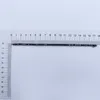 チェーンシンプルなパンクスタイル 925 スターリングシルバーネックレス象嵌黒宝石ユニセックス 13/18/20 センチメートル女性のためのジュエリーファッションギフト