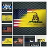 Raamstickers Decoratief Dont Tread On Me Decal /American Yellow Snake Car Sticker/Blauw Gestreepte Politiehond Sticker Drop Delivery Dhgbe