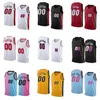 Camisas de basquete personalizadas Jimmy Butler Damian Lillard Bam Adebayo Wade Caleb Martin Tyler Herro Duncan Robinson Kevin Love camisas masculinas femininas crianças camisa preta da cidade