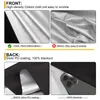 Window Film Removable 100% Light Blocking Darkest Window Cloth DIY Total Blackout Glass Privacy Darkening Window Tint Black Window Sticker 230707