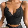 Camisoles & Tanks Sexy Women Lace Front Cross 5 Stars Hollow Bralette Bralet Bra Bustier Ladies Crop Tops Cami Tank Vest