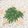 Decorative Flowers 1-3pc Willow Leaf Silk Artificial Green Plant Eucalyptus Home Decoration Fake Garden Theme Supplies