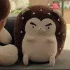 Animaux en peluche en peluche dessin animé joli drame coréen avec le coussin d'oreiller hérisson jouets en peluche pour enfants et filles anniversaire de Noël oreiller de poupée L230707