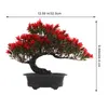 Dekorative Blumen Simulation Willkommen Kiefer Desktop Schmuck Mini Pflanzen Bonsai Indoor Künstliche Outdoor Baum Dekoration Nachahmung Ornament