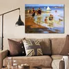 Canvas Art Children at Play on The Beach Edward Henry Potthast Painting Handmade Impressionist Landscapes Artwork High Quality