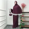 Roupas étnicas Robe Abaya Dubai Turquia Hijab Vestido Muçulmano Kaftan Abayas Para Mulheres Qatar Caftan Tesettur Elbise Oração Ramadã Islâmico