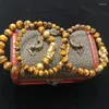 Strand puur koper Bixie Feng Shui cadeau 7A 5A natuurlijke gele tijgeroog armband voor man en vrouw handgemaakte goede geluk amulet sieraden