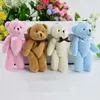 Gevulde Pluche Dieren 8cm Cartoon Teddybeer Pluche Knuffel Bloem Boeket Gezamenlijke Mini Teddybeer Voor Diy Bruiloft Home Decor Kinderen Speelgoed Pop Gift L230707