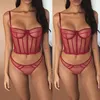 Bras conjuntos 2023 mulheres sutiã breve floral renda sexy lingerie conjunto roupa interior feminina senhoras íntimas calcinha transparente