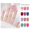 Nail Gel 10ml Waterbased Nail Polish Long Lasting Tearable Quick Dry No Bake Semipermanent Varnish DIY Fashion Manicure 40 Color 230706