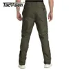 Hommes Pantalons TACVASEN Militaire Ripstops MultiPockets Travail Tactique Cargo Printemps Automne Casual Coton Armée Combat Pantalon 230706