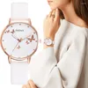 Armbanduhren Mode Luxus Kleid Uhr Elegante Schmetterling Design Damen Uhren Frauen Casual Frau Skala Quarz Leder Uhr