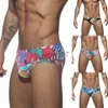 Men's Swimwear Great Summer Men Swimwear Short Floral Print Wearresistant Swimming Trunks Men Swimwear Swimming Shorts J230707