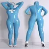 PVC Lake Blue Lycra Tight Spandex Neutral Catsup S-XXL246q