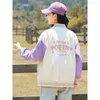 Women's Jackets Baseball Jacket Spring And Fall High School Girls College Windbreaker Color