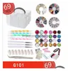 Nail Art Kit Manikyr Set Kit Med 24W/36W Led Nails Lamp Borr Hine Polish Akryl Verktyg Drop Delivery Hälsa Skönhet Dh4Bd