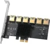 الملحقات الأخرى PCIE 1 إلى 4 بطاقة RISER PCIE SPLITTER 1 إلى 4 PCI RISER CARD 4 RISERS في 1 PCI PCIE RIPERS 1X إلى خارجي 230706