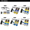 Sonnenbrille Flip Up Männer Frauen Polarisierte UV400 Magnetische Clip Auf Gläser Quadratische Männliche Große Optik Rahmen 0 Dioptrien Brillen 230707