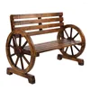 Лагеря мебельная вагон колесо на открытом воздухе деревянное кресло пляжный двор садовые стулья стойкие коричневые