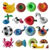 Autres fournitures de fête d'événement Festive Lovely Inflatables Cups Float Cup Holders Coasters Porte-gobelet gonflable pour piscine Ai Dhiu1