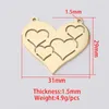 Takılar 20pcs Heart Crown Connector Mirror Polonyalı Paslanmaz Çelik DIY Yapımı Kolye Örgüsü Örgüsü Takılar