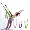 Bandes de résistance Sangle de yoga aérienne réglable Hamac Swing Stretching Exercices d'inversion anti-gravité Multilayer Belt Flexibility Trainer 230706