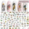 Stickers Decals 3D Fruits For Nails Watermelon Lemon Stberry Design Summer Adhesive Sliders Manicure Accessory Drop Delivery Healt Dhsbw