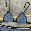 Dames badmode ontwerper dames sexy bikini lingerie zomer alfabet jacquard mode badpak tweedelig hoge kwaliteit YASW